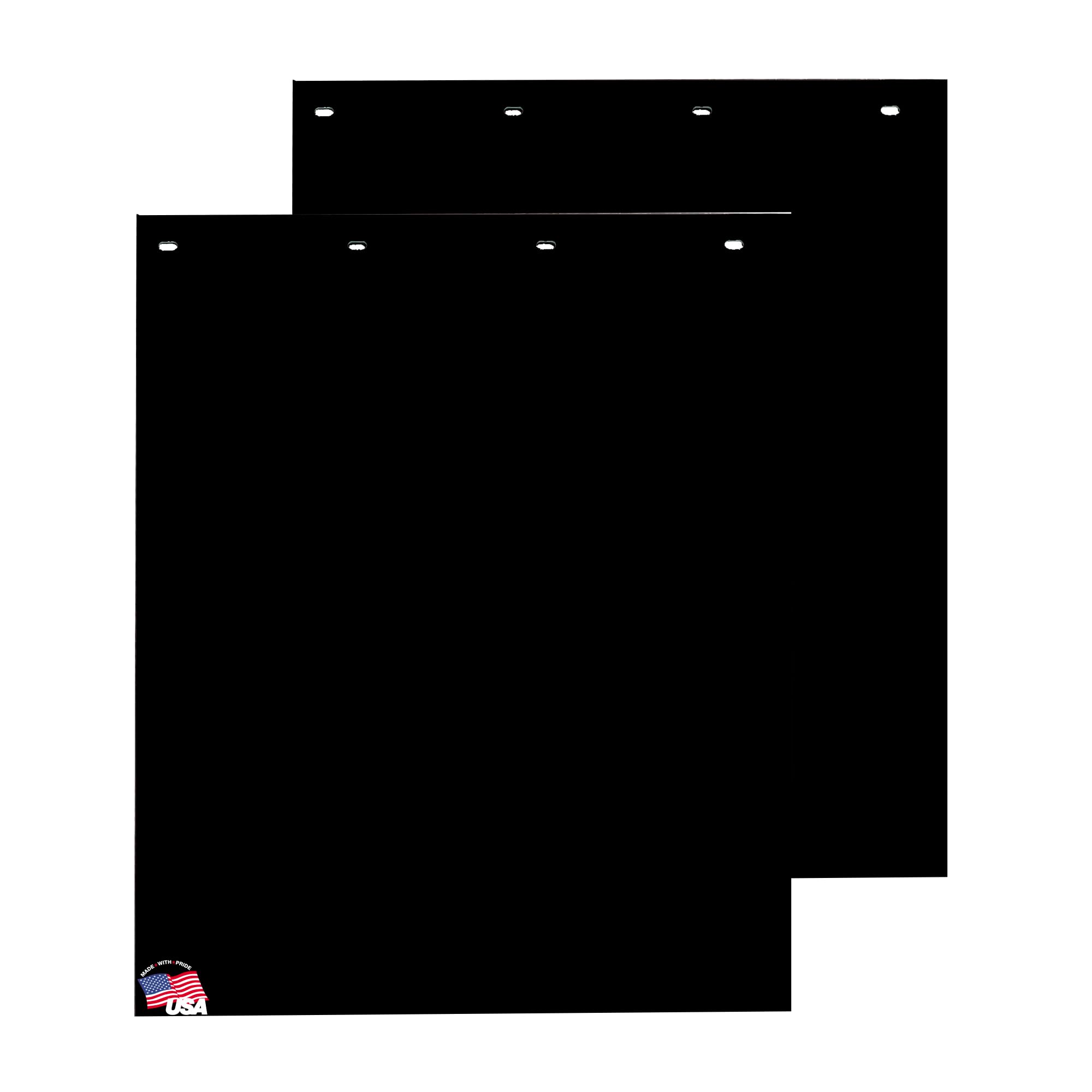 Buyers Products RC30PPB 24 x 30 Inch Black Polymer Mud Flaps, 2 Pack | Deflect R