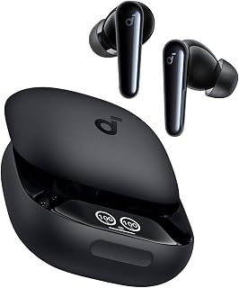Soundcore Liberty 4 Pro by Anker, Noise Cancelling Wireless Earbuds, 7-Sensor and Real-Time Adaptive Noise Cancelling, 2× Faster Charging, Studio-Level Hi-Fi Music,Clear Calls (Renewed)