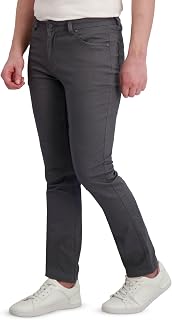 DKNY Men's Travel Pants - Stretch Performance, Skinny Fit Chinos with Zipper Pockets | Business Casual Pants for Men