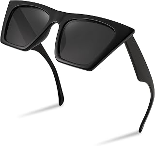 FEISEDY Vintage Square Cat Eye Sunglasses Women Fashion Small Cateye Sunglasses B2473