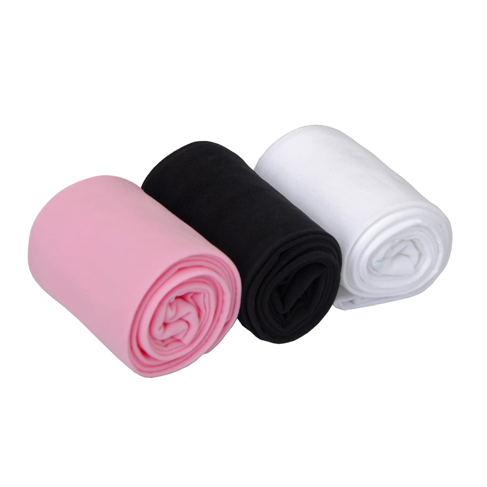 EVERSWE 3 Pairs Pack Girls Microfiber Tights Multiple Colors