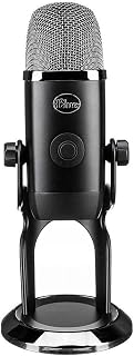 Blue Yeti X Professional Condenser USB Microphone with High-Res Metering, LED Lighting & Blue Voice Effects for Gaming, Streaming & Podcasting On PC & Mac (Renewed)