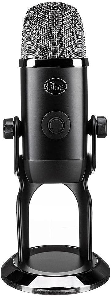 Blue Yeti X Professional Condenser USB Microphone with High-Res Metering, LED Li