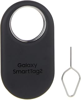 Samsung SmartTag2 (2023) Bluetooth + UWB, IP67 Water and Dust Resistant, Findable via App, 1.5 Year Battery Life - Black (International Version)