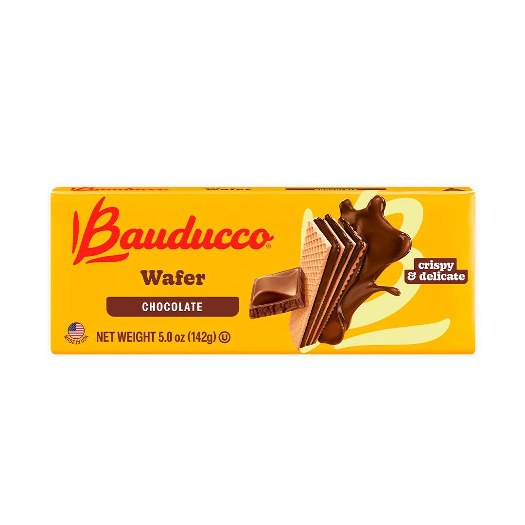 Bauducco Chocolate Wafers - Crispy Wafer Cookies With 3 Delicious, Indulgent, De