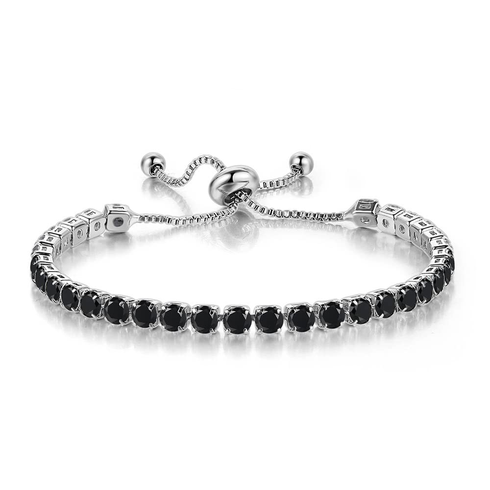 Tennis Bracelets for Women Men Adjustable Charm Link Bracelet 14K Gold Plated Da