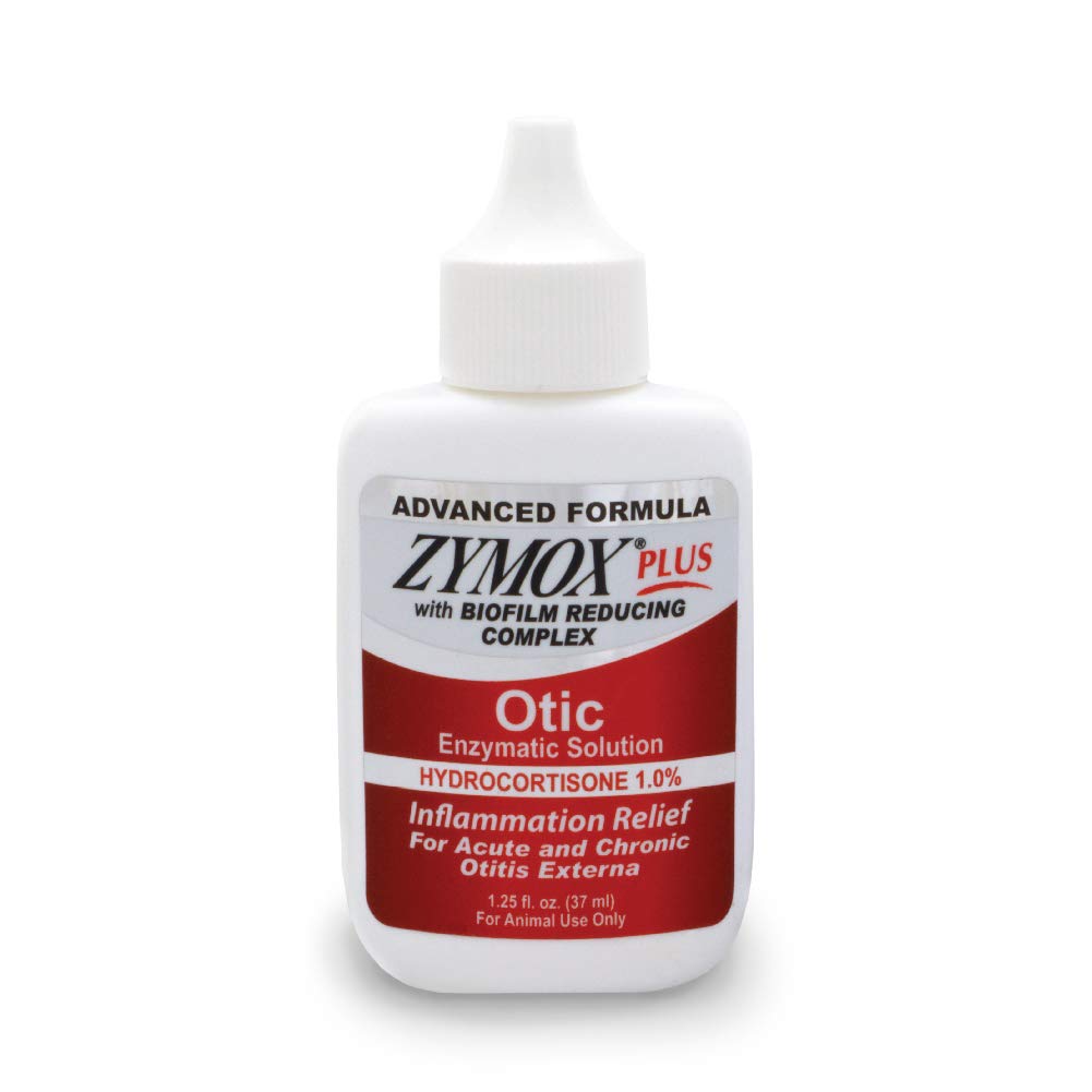 Zymox Advanced Formula Otic Plus Enzymatic Ear Solution for Dogs and Cats | with