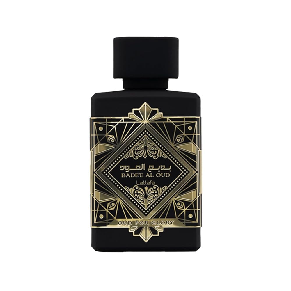 Lattafa Perfumes Bade'e Al Oud, Oud for Glory for Unisex Eau de Parfum Spray, 3.