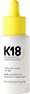 K18 Molecular Repair Hair Oil | Strengthening Peptide Hair Treatment Oil, 24-Hour Frizz Control, Reduces Split Ends + Boosts Shine, Heat Protectant