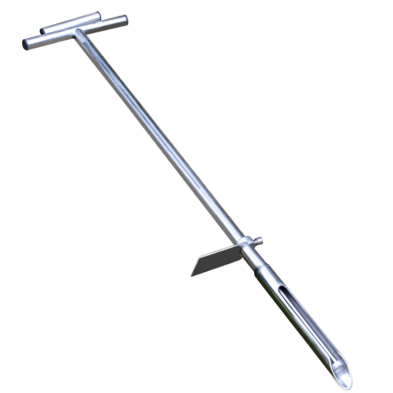 40 Inches Professional Stainless Steel Soil Sampler Probe with Ejector Foot Peda