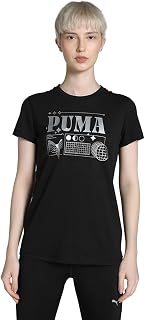 PUMA Women's Graphic Concept Tee Q4 T-Shirts Unisex - Adult