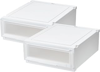 Tenma 55-45S Storage Box, Fits Case Advance, Width 17.7 x Depth 21.7 x Height 7.9 inches (45 x 55 x 20 cm), Closet Storage Case, Clothing Case, Set of 2