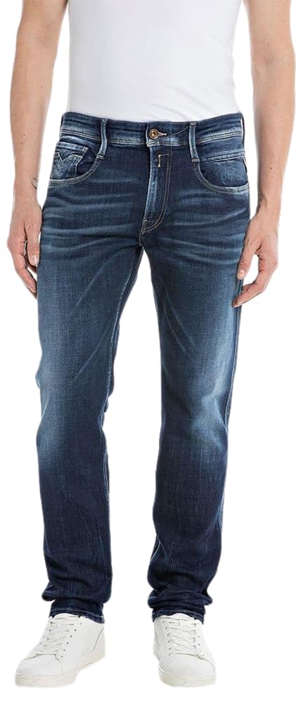 Replay Herren M914 Anbass Aged Jeans