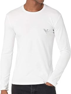 Emporio Armani 111023 0A526 Men's T-Shirt Long Sleeve Crew Neck