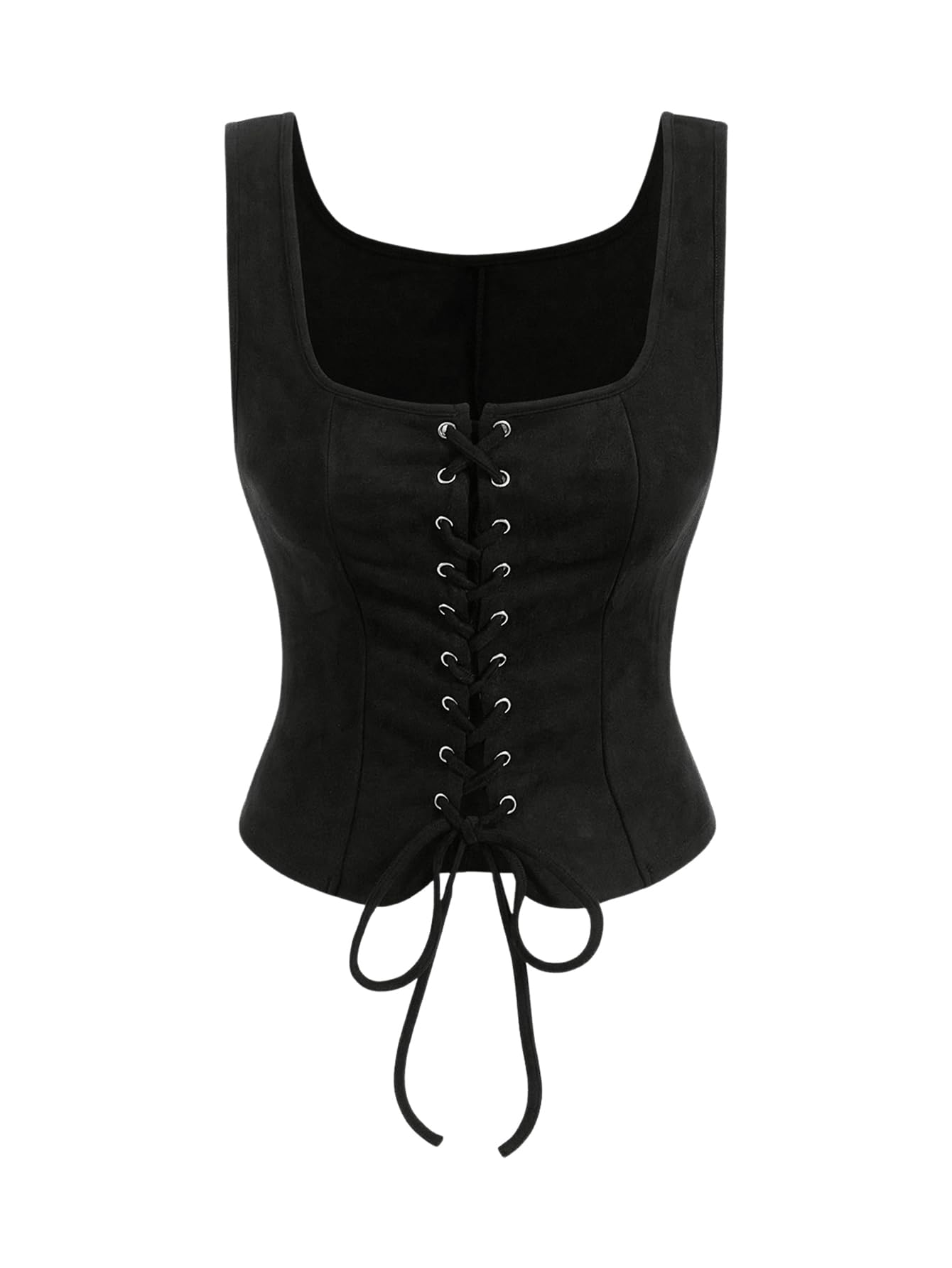 GORGLITTER Women's Western Cowgirl Rodeo Country Concert Outfits Vest Tops