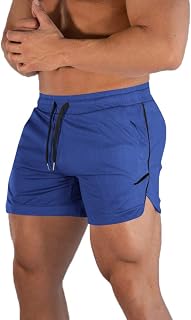 Mens 3 Inch Running Shorts Breathable Lightweight Athletic Sports Workout Shorts with Pockets