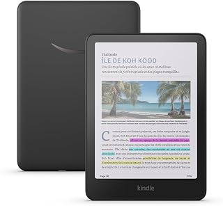 Amazon Kindle Colorsoft 16 GB (2024 model) – With colour display that brings covers and content to life, now highlight in colour – No Ads – Black
