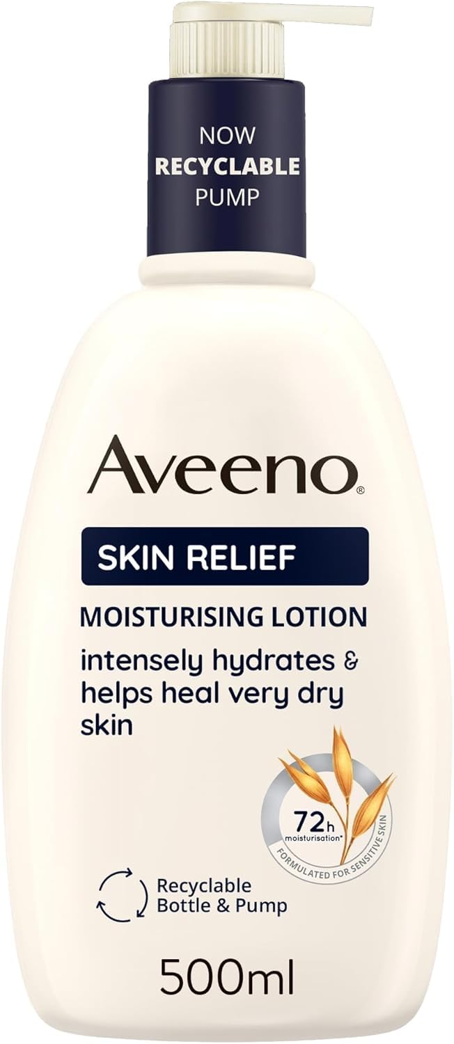 Aveeno Skin Relief Moisturising Lotion for Sensitive Skin (1 x 500ml) | With Soo