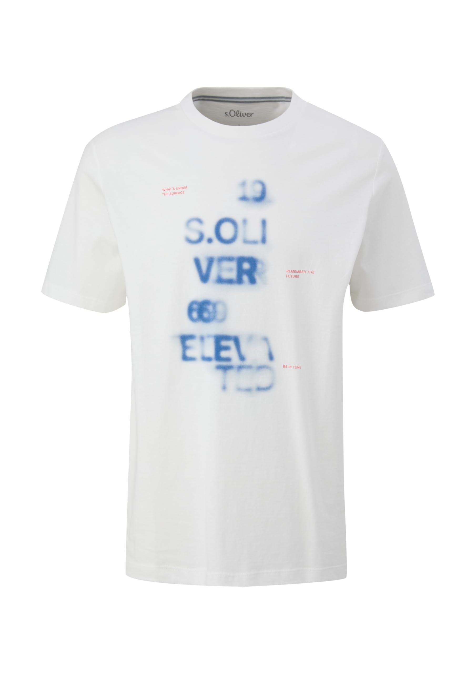 s.Oliver Men's Front Print T-Shirt