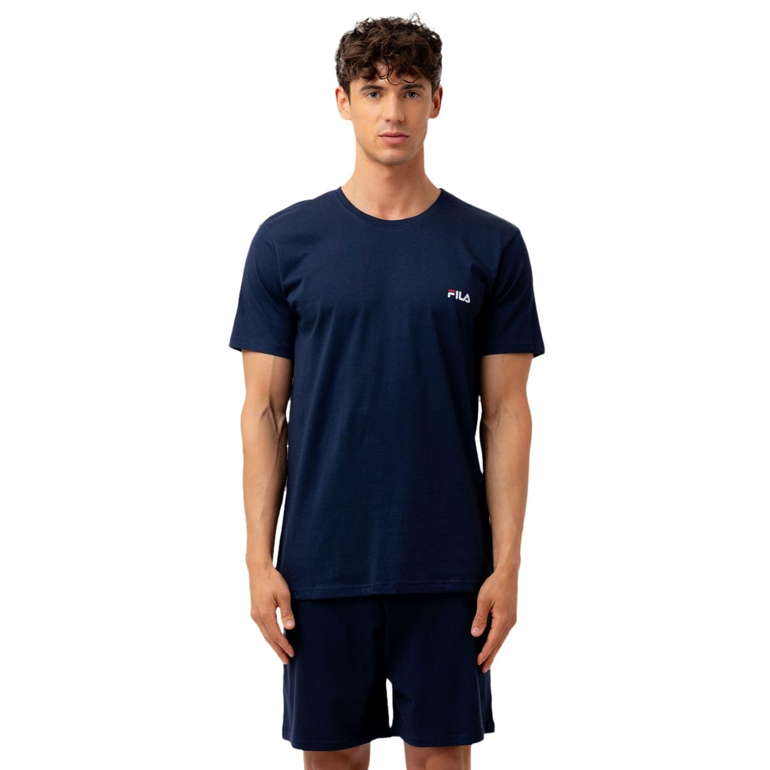 Fila Men's Short Pyjamas 100% Cotton, Men's Sleepwear