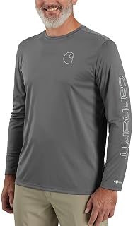 Carhartt Men's Force Sun Defender™ Lightweight Long-Sleeve Logo Graphic T-Shirt Force Sun Defender™ Lightweight Long-Sleeve Logo Graphic T-Shirt (Pack of 1)