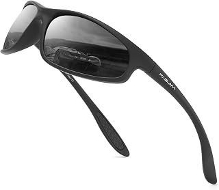FAGUMA Polarized Sports Sunglasses For Men UV400 Protection | Cycling Driving Fishing