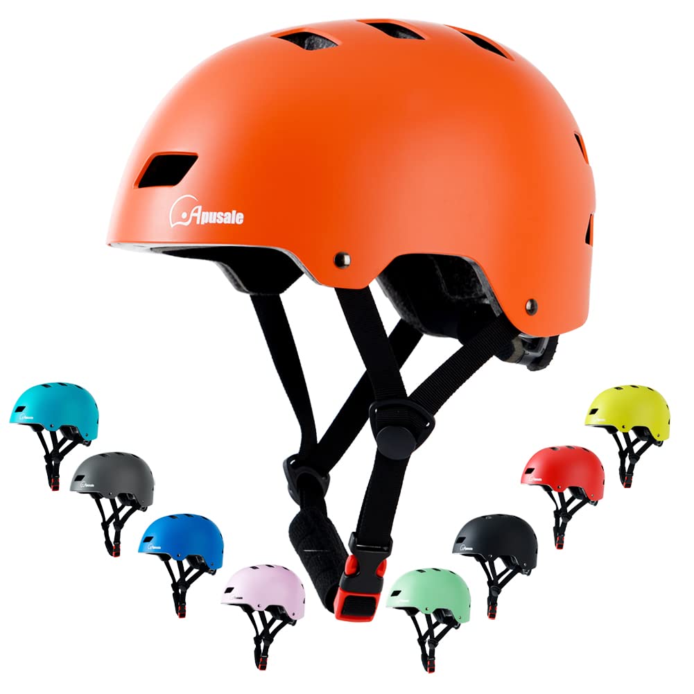 Bike Skateboard Helmet, 3 Sizes for Adult Youth Kids Women Men Boys Girls | Mult