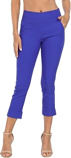 HDE Women's Capri Casual Pants