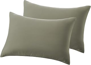 Kumori Washed Pillowcase, Set of 2, 16.9 x 24.8 inches (43 x 63 cm), Envelope Type Pillowcase, Soft, Breathable, Peach Skin, Skin Friendly, Suitable for All Seasons