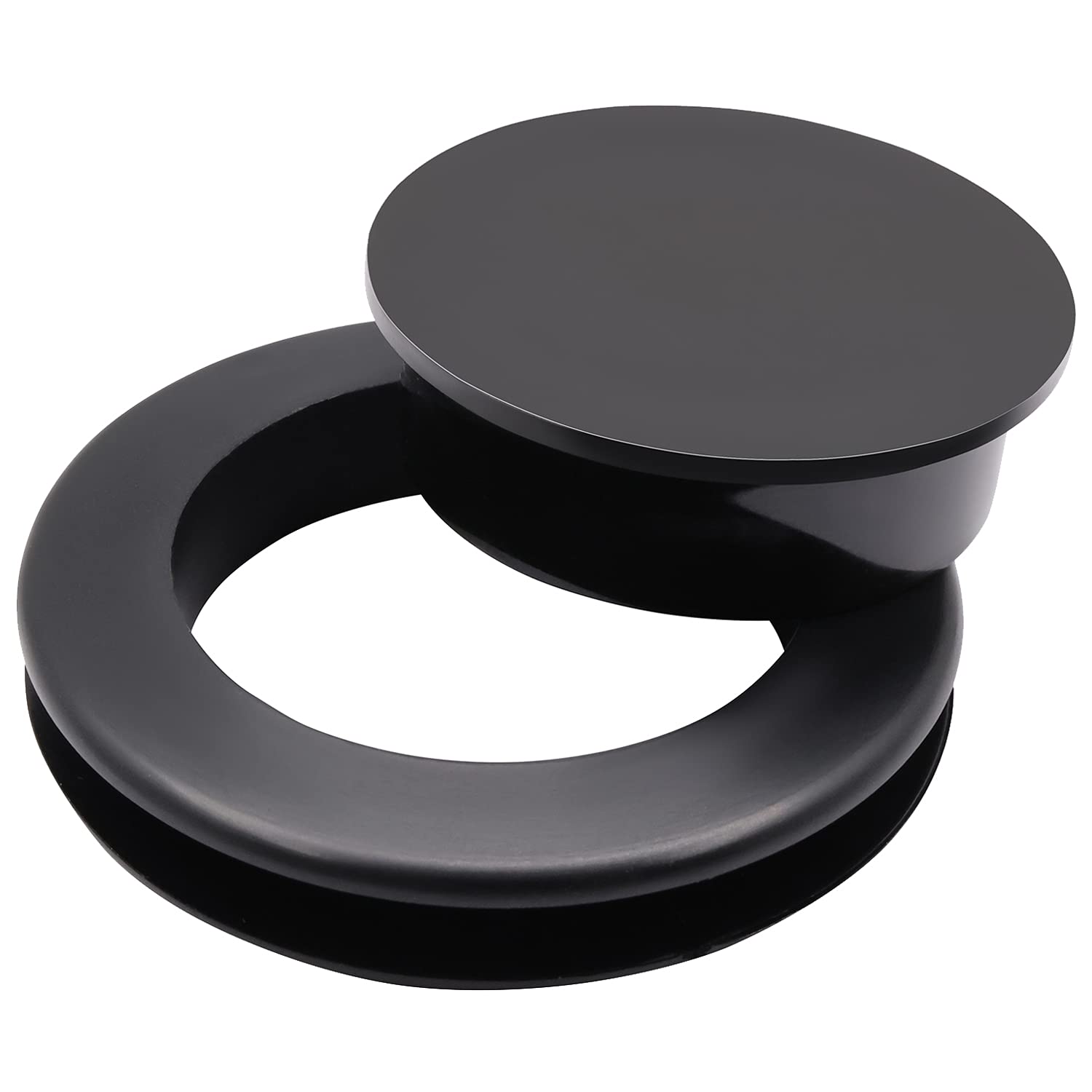 1 Anneau de Parapluie en Silicone de 5,1 cm et Capuchon pour Verre, extérieur, t