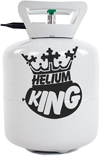 Helium King Large Helium Gas Canister - Will fill 50 9 Inch Balloons