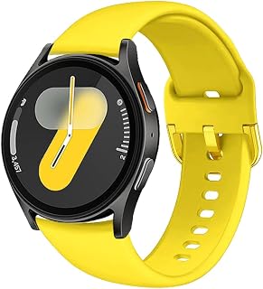 20mm 22mm watch bands for Samsung Galaxy Watch 7/6/5/4/FE 40mm 44mm/Watch 6&4 Classic 42mm 46mm 43mm 47mm/Watch 5 Pro 45mm/3 41mm 4 in/active 2 , Silicone Sport Band for Gain