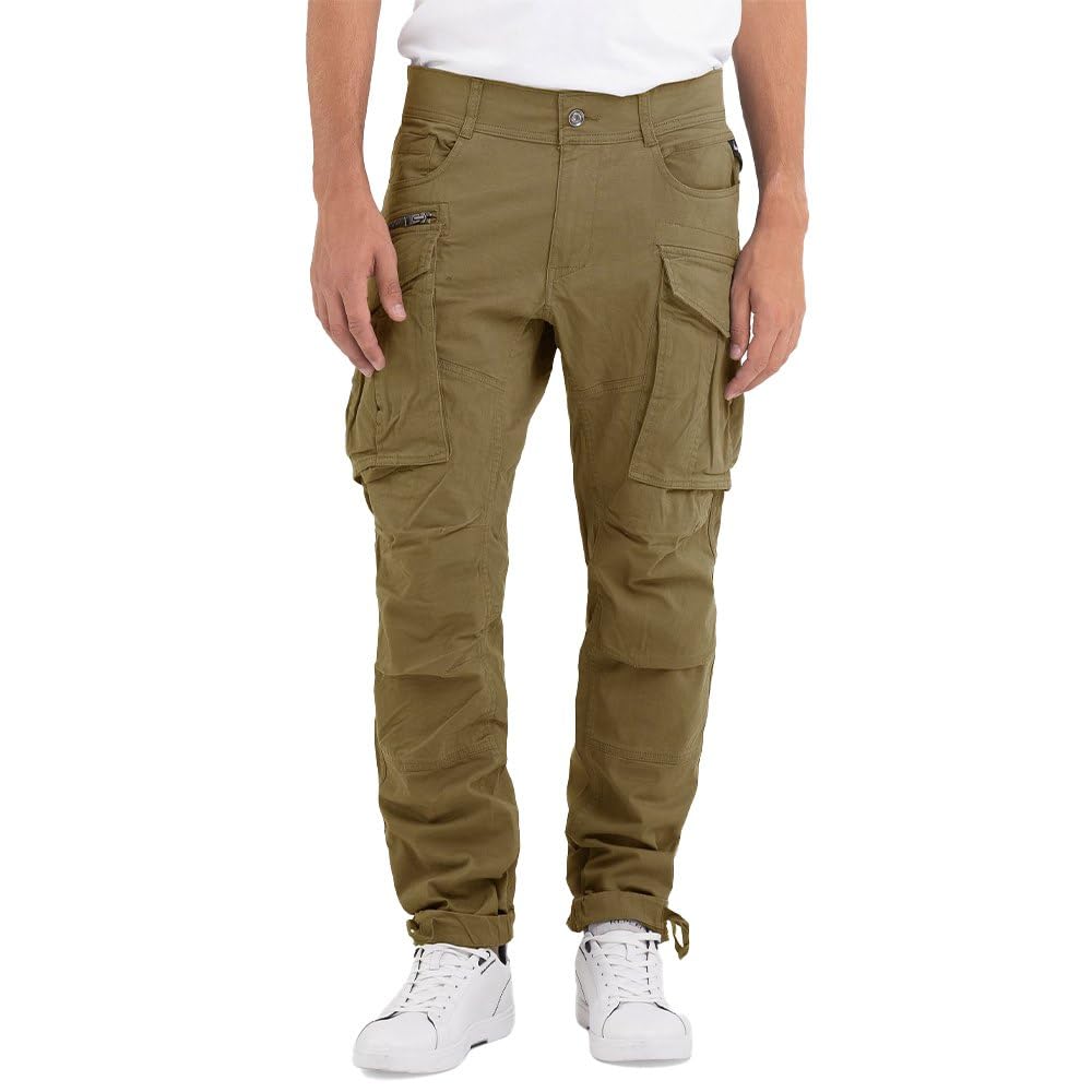 Replay Joe Men's Regular Fit Cargo Trousers Made of Comfort Cotton