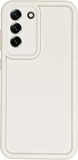 Puxicu Slim Case for Samsung Galaxy S21, Enhanced Camera Protection, Shockproof Skin-Friendly Touch Soft Case Cover for Samsung Galaxy S21 Phone, White