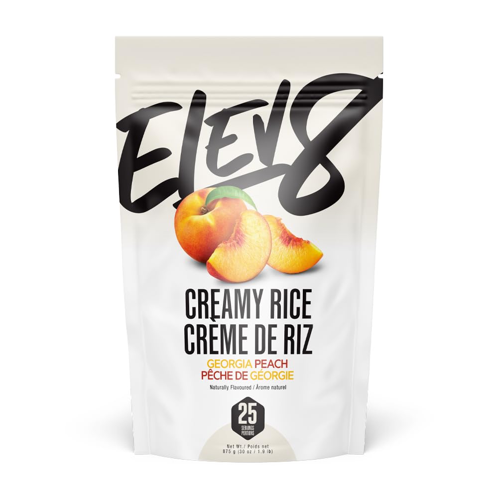 Elev8 Creamy Rice – Georgia Peach Flavour (Saveur Pêche de Géorgie) – Crème de R