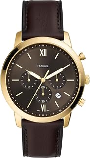 Fossil Neutra Men's Chronograph Quartz Watch with Leather Strap