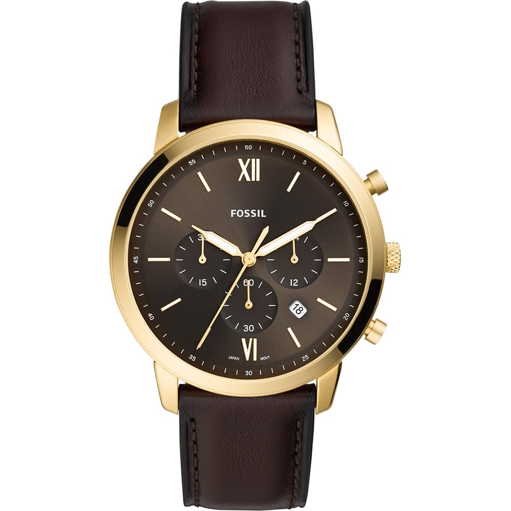 Fossil Neutra Men's Chronograph Quartz Watch with Leather Strap