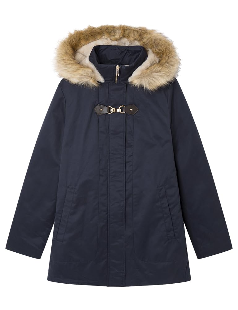 SPRINGFIELD Parka With Fur Inner Hood, Front Closure With Buttons And Pockets Wi