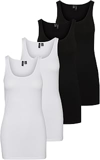 VERO MODA VMMAXI My Soft Long Tank Top GA 3P – Women's Tank Top
