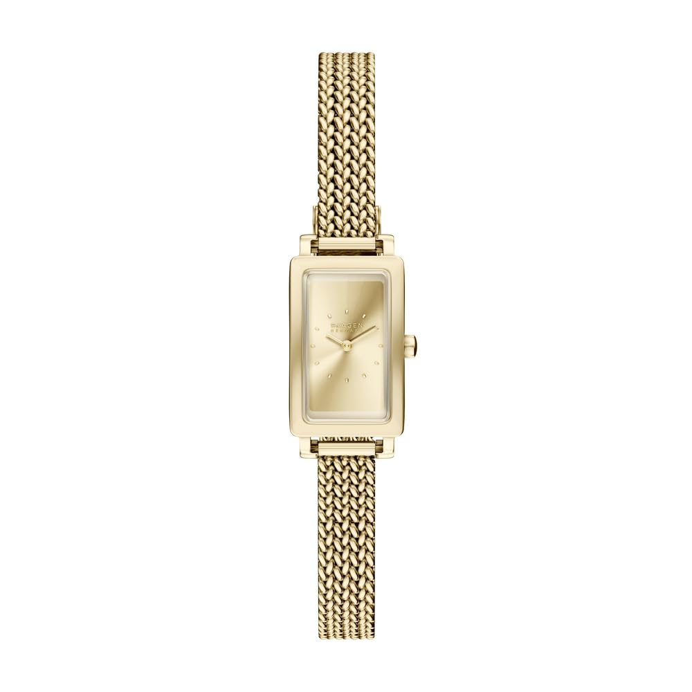 Skagen Hagen Micro SKW3178 Women's Gold Stainless Steel Watch 31 mm