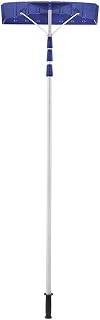 Snow Joe Telescoping Roof Rake, Extendable Leaf & Snow Shovel with Poly Blade, 25 Inch Wide, RJ204M