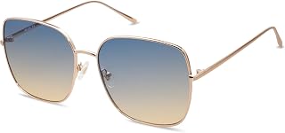 SojoS Women's Double Wire Double Rimmed UV400 Cat Eye Sunglasses SJ1047