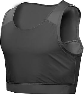 Idtswch Bust Binder for Transgender Binder Minus Half FTM Chest Binder Bra Compression