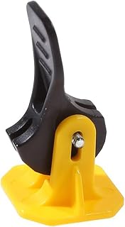 AUNMAS Tile Leveling System Kit, PP Material (Yellow Black) | Reusable Tile Leveler, Steel T Pin Design, Adjustable without Wedges, for Home Floor Tile Stone Installation