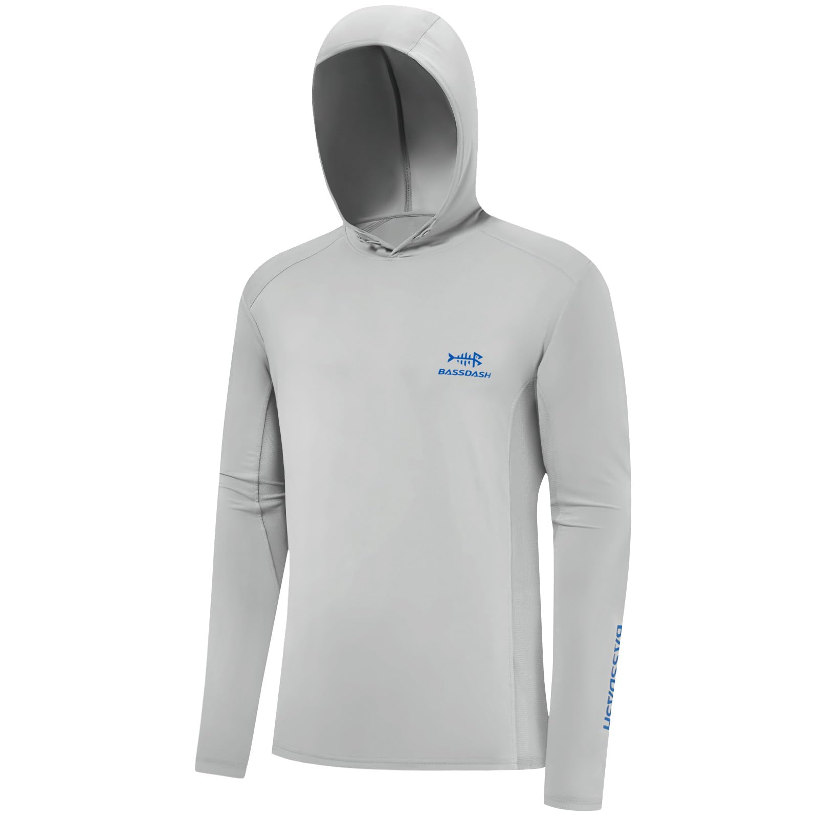 Bassdash Men’s UPF 50+ Drawstring Fishing Hoodie Shirts UV Sun Protection Long S