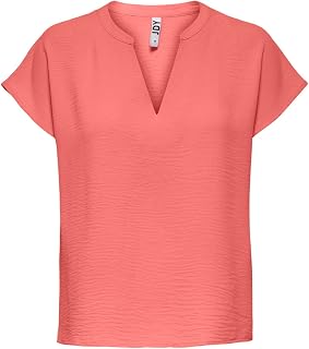JDY Women's Jdylion S/S Top WVN Noos Top