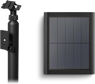 All-New Ring Stake Mount for Cameras and Solar Panels with Ring Solar Panel (2nd Generation), 4W for Stick Up Cam, Stick Up Cam Pro, Spotlight Cam Plus, Spotlight Cam Pro, Black