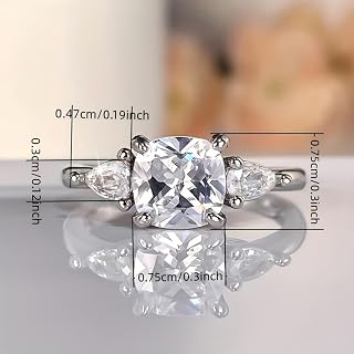 Golden Plated Copper with Cubic Zirconia Delicate Engagement Rings Wedding Bridal Band Promise Rings Evening Parties Anniversary Valentine's Day Gifts Eternity Bands for Women