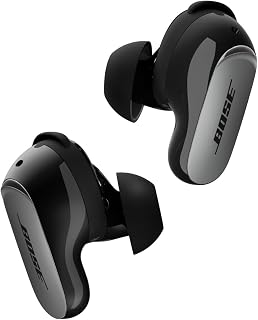 Bose New QuietComfort Ultra Earbuds (2nd Gen) - Wireless Noise Cancelling Earbuds with Mic, Immersive Audio, USB-C Charging, Up to 6 Hours Battery, IPX4 Rating, Black (Renewed)