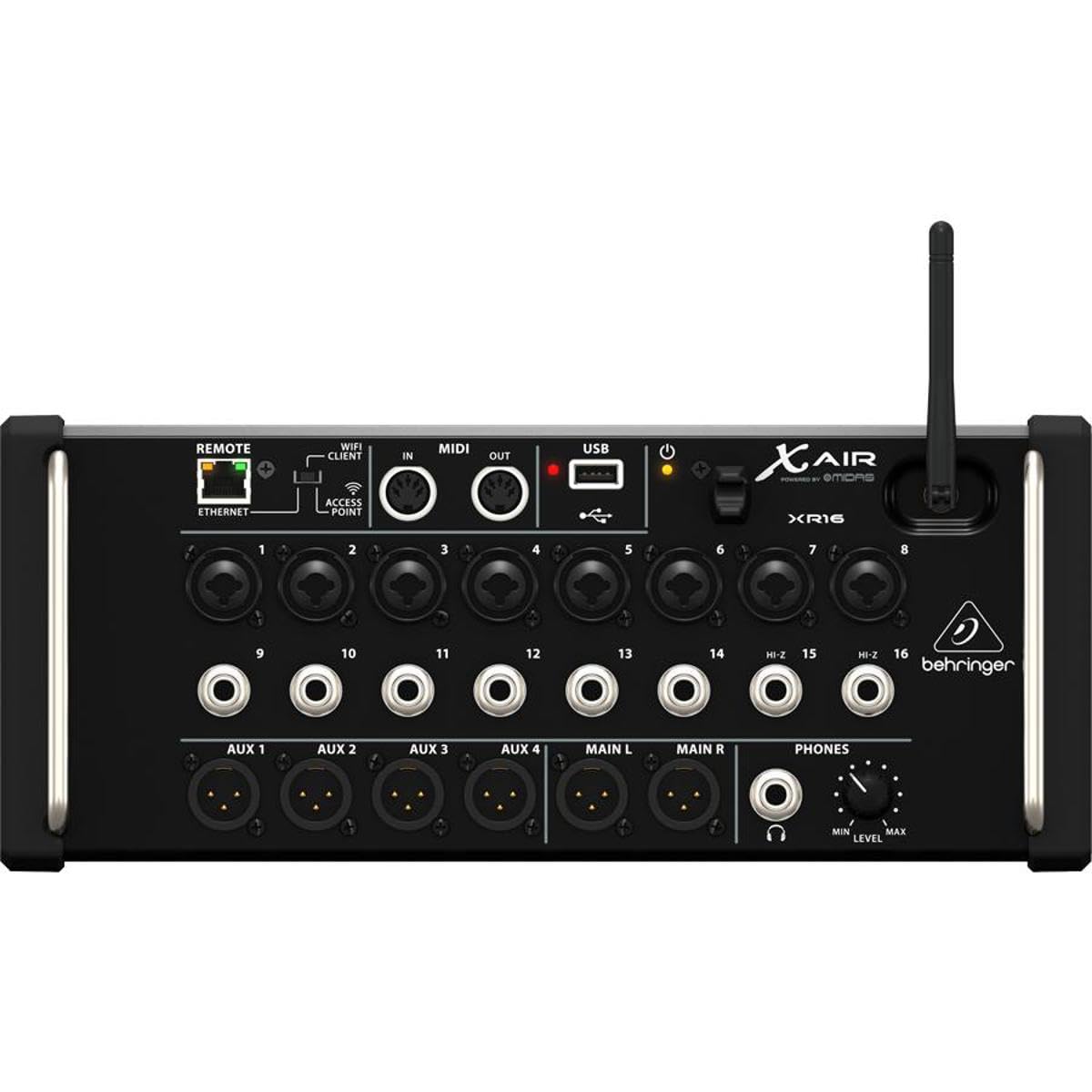 Behringer X AIR XR16 16-Input Digital Mixer for iPad/Android Tablets with 8 Prog